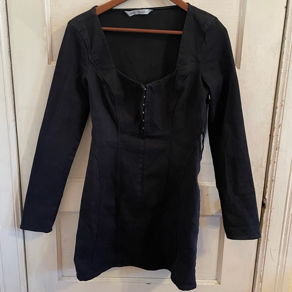 Black Denim dress